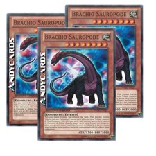 3x SAUROPODE BRACHIO • (Sauropod Brachion) • Common • WGRT IT027 • Lim • YUGIOH!