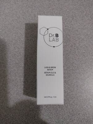 DR. B LAB - LASH AND BROW SERUM - 0.17oz / 5ml - NEW IN BOX