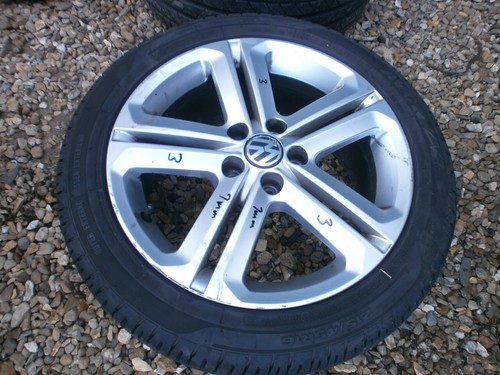 VW POLO R LINE SILVER 16" ALLOY WHEEL WHEELS MALLORY GENUINE TYRES 43k miles - Picture 11 of 24