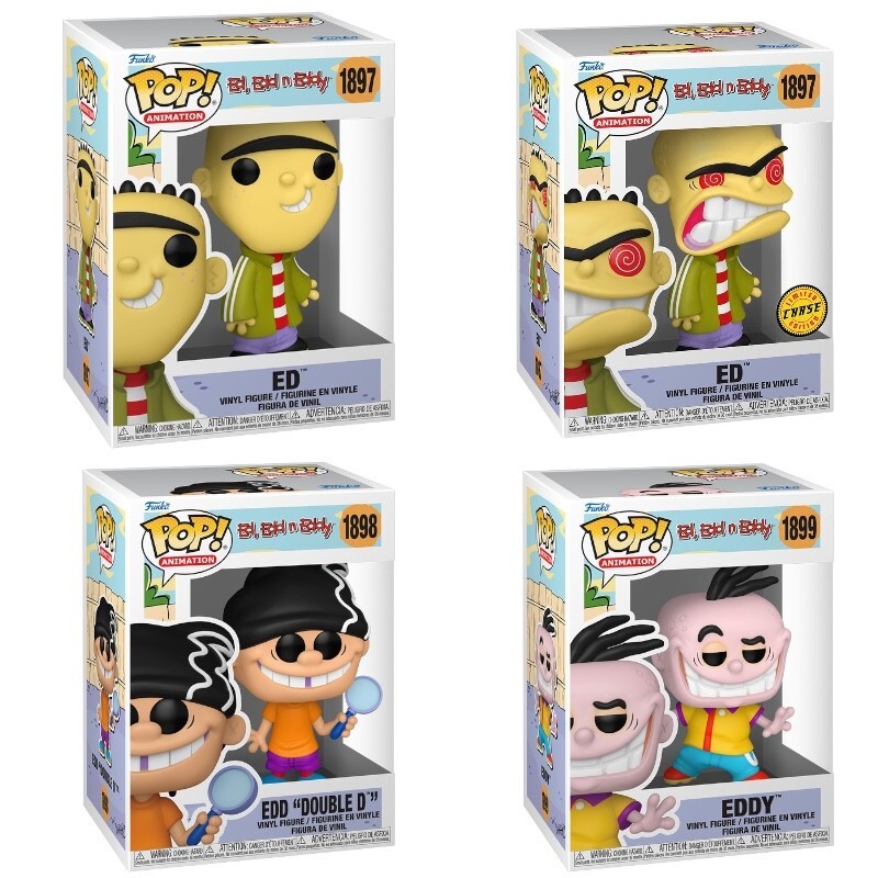 Funko Pop! Ed, Edd n Eddy Vinyl Figure w/ [CHASE]-[Set of 4] - w/ Pop ...