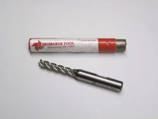 NEW Brubaker Tool 83906 HSCo Square End Mill 4 Flute 1/4" Dia 3/8" Shank