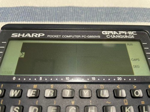 SHARP Taschencomputer PC-G850VS Funktionsrechner Brandneu - Bild 8 von 24