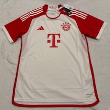2023-24 Men  s Adidas Bayern Munich Home White Soccer Jersey Large L Germany
