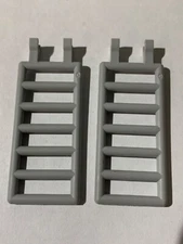 LEGO Parts 6020 (2pcs) Bar 7 x 3 w Double Clips (Ladder) Choose Color