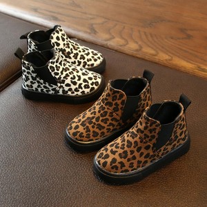 kids leopard boots