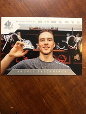 18-19 UD SP Authentic Moments Rookie #110 Andrei Svechnikov