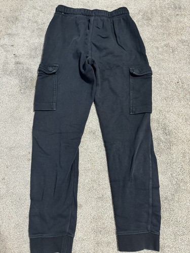 Nike Cargo Jogger Sweatpants Men's Size Medium Black Boys - Picture 3 of 5