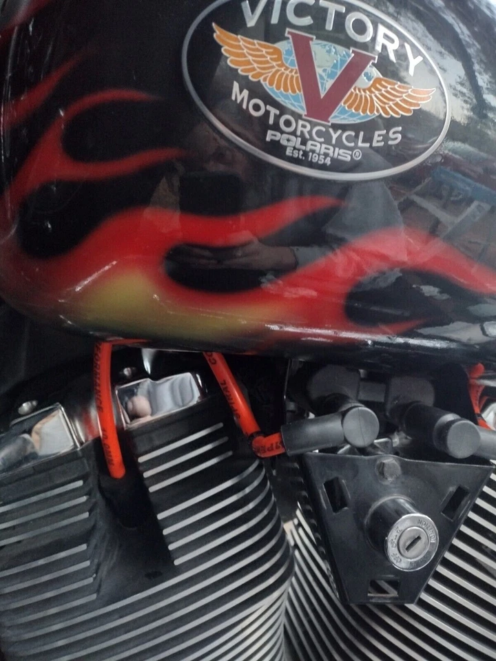 Ton's Performance 10mm Gray Spark plug wires for 2002-2007 Victory motorcycles - Image 2 of 4