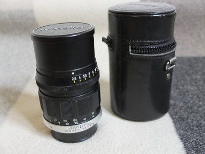 Minolta Auto-Tele-Rokkor PG 2.8/ 135mm Teleobjektiv für frühe Minolta-SR-Reihe