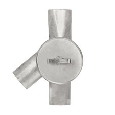 Regenwasserverteiler Wasserverteiler Zink 100 Fallrohr Regenrohr DN100 6 tlg