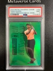 2023 Metal Universe Champions Green Precious Metal Gems Tiger Woods /10 PSA9