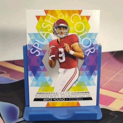 #ad 2022 Upper Deck Goodwin Champions Splash of Color Bryce Young #115 Rookie RC $1.64