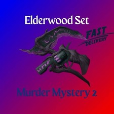 Elderwood Set MM2 - Murder Mystery 2 Godly Bundle (CHEAPEST)
