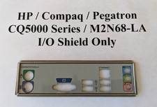 IO SHIELD PLATE HP COMPAQ M2N68-LA PEGATRON AMD Socket AM2 5003-1027 BACKPLATE