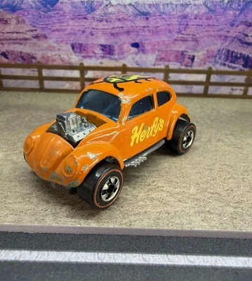 Hot Wheels Redlines Volkswagen Orange Vintage Manufacture Diecast