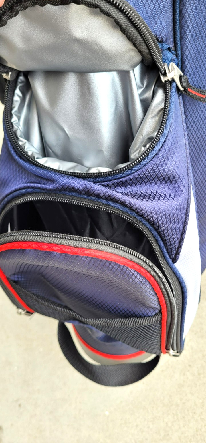 CLUB CHAMP Ultra-Lite 7-Way Golf Stand Bag with Dual Carry Straps & Rain Cover