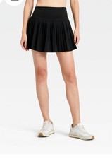 All In Motion Women's Woven High Rise Skort XL Black
