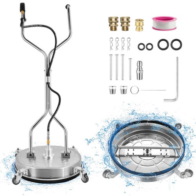 #ad 4500PSI Pressure Washer Surface Cleaner 24#x27;#x27; for Driveway Sidewalk Patio Cleanin $224.09