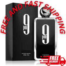 Afnan 9 PM Eau De Parfum Spray for Men 3.4 Fl Oz