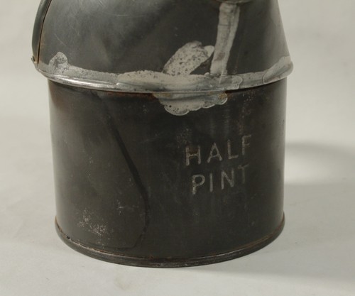 VINTAGE 1/2 PINT OIL CAN MOTORING RAILWAY TOLEWARE nice condition for mancave - 第 2/6 張圖片