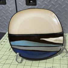 1 Gibson Elite Althea Lunch Plate - 8 3/4 Rounded Square  Excellent