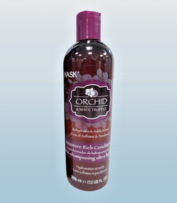 HASK ORCHID & WHITE TRUFFLE MOISTURE RICH CONDITIONER 12 OZ NWOB