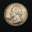 1935  *D*  WASHINGTON SILVER QUARTER  FREE SHIPPING  C2802
