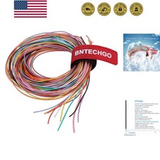 30 Gauge Silicone Wire Kit 10 Color Each 10 ft Flexible 30 AWG Stranded Tinne...