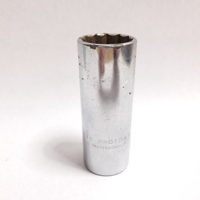 Proto 1/2'' Drive 15/16'' Deep Socket 12-point 5330