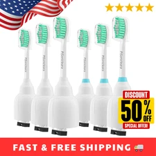 Replacement Toothbrush Heads(6 Pack) Compatible with Philips Sonicare E-Series E