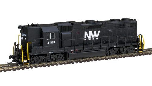 Locomotora diésel Atlas 40 005 614 escala N&W Norfolk & Western EMD GP-38 #4108 | Condition: New