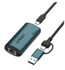 USB-C to Ethernet Adapter - 5Gbps High-Speed,USB-A to RJ45 5000Mbps Ethernet