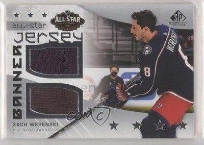 2022 SP Game Used NHL All-Star Jersey-Banner Relics Zach Werenski #ASJB-ZW 0z59