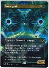 Cosmogoyf Edge of Eternities Borderless MTG 313 EOE