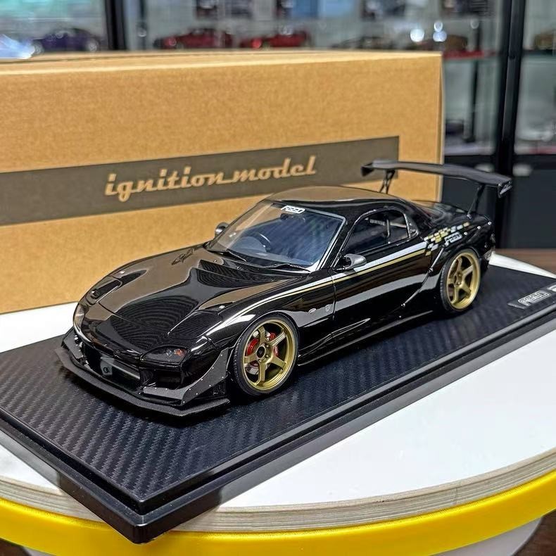 エンジン付き ignition model FD RX-7 FEED GT3 1/18 Ignition Model Mazda RX-7 Feed Afflux GT3 (FD3S) (Blue