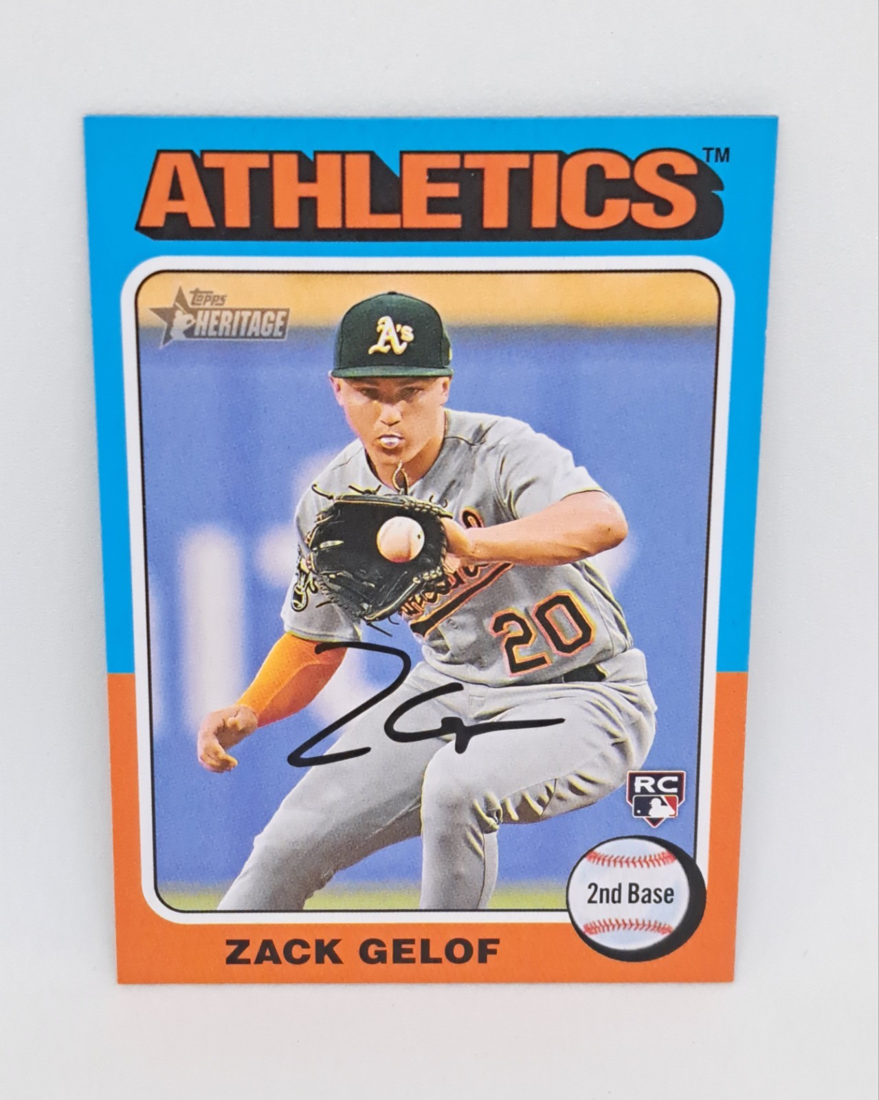 2024 Topps Heritage - Image Variation Zack Gelof #346 Rookie (RC)