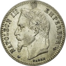 [#58613] Coin, France, Napoleon III, Napoléon III, 50 Centimes, 1865, Strasbourg