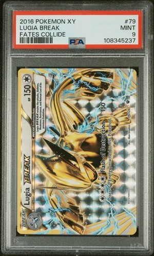 Lugia BREAK graded PSA 9 for sale on eBay