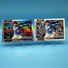 2026 Topps Series 1 - Stephen Kolek #48 Rainbow Foil & companion card KC Royals