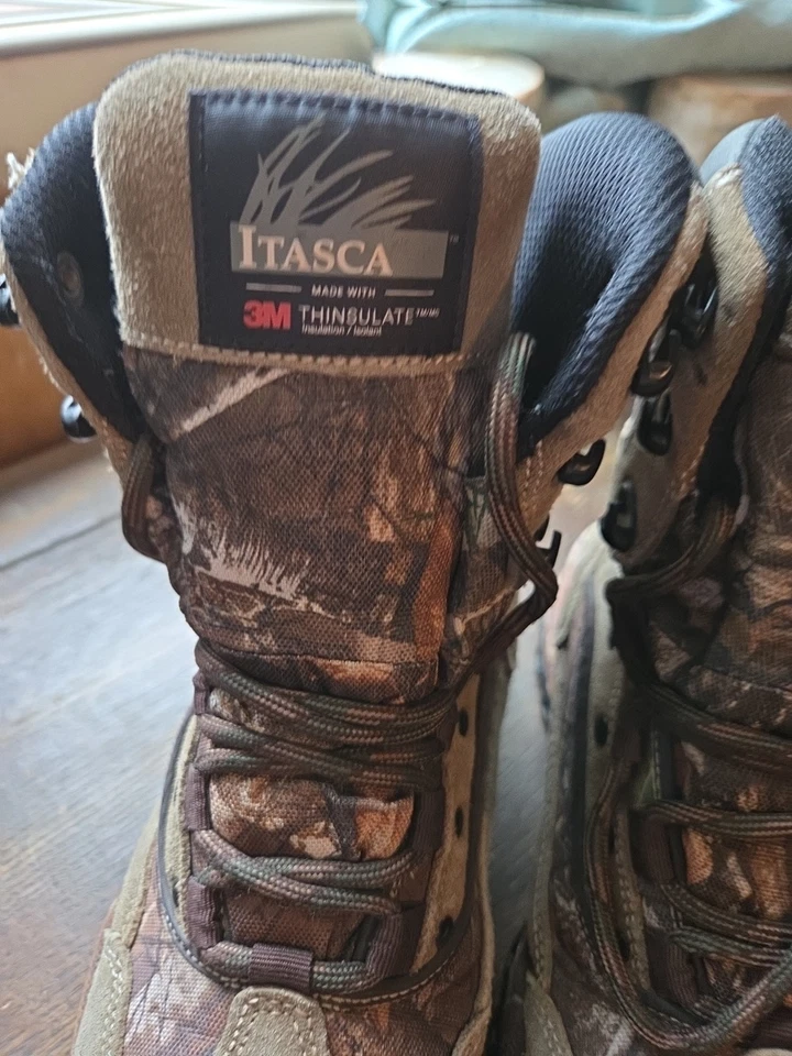 Bota de caza Itasca Camo Thinsulate resistente al agua suela antideslizante/aceite talla 4 Foto 4 de 4