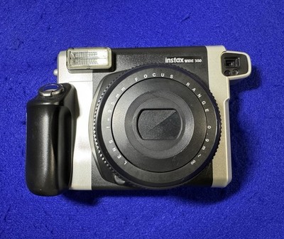 Fujifilm Instax Wide 300 Instant Film Camera Black & Silver Tested