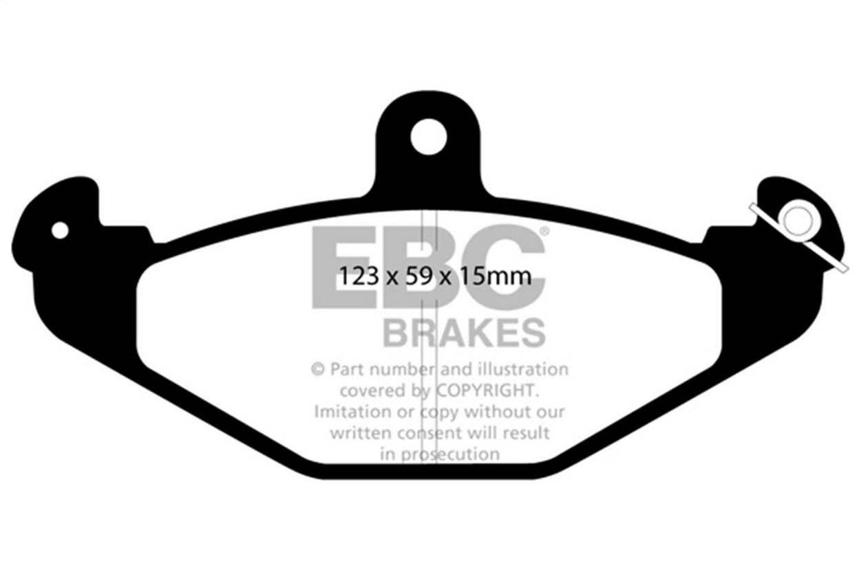 Lotus Esprit 2002-2004 Rear Brake pad sets Set
