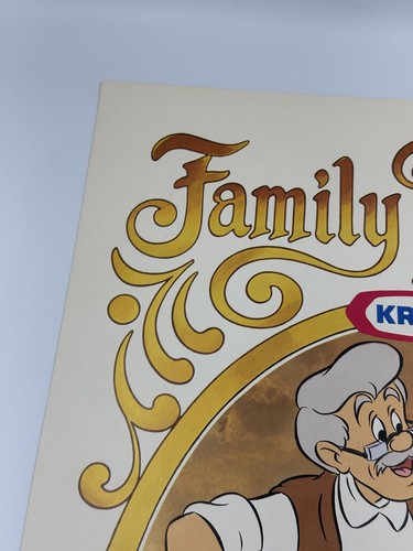 Vintage Disney 25th Anniversary Pinocchio Kraft Disneyland Family Reunion Poster - Picture 5 of 10