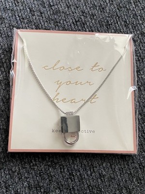 Keep Collective, Keep it Lock Necklace Silver, KN030S