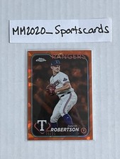 David Robertson /25 2024 Topps Chrome ORANGE SAPPHIRE REFRACTOR #USCS284 OFFER?