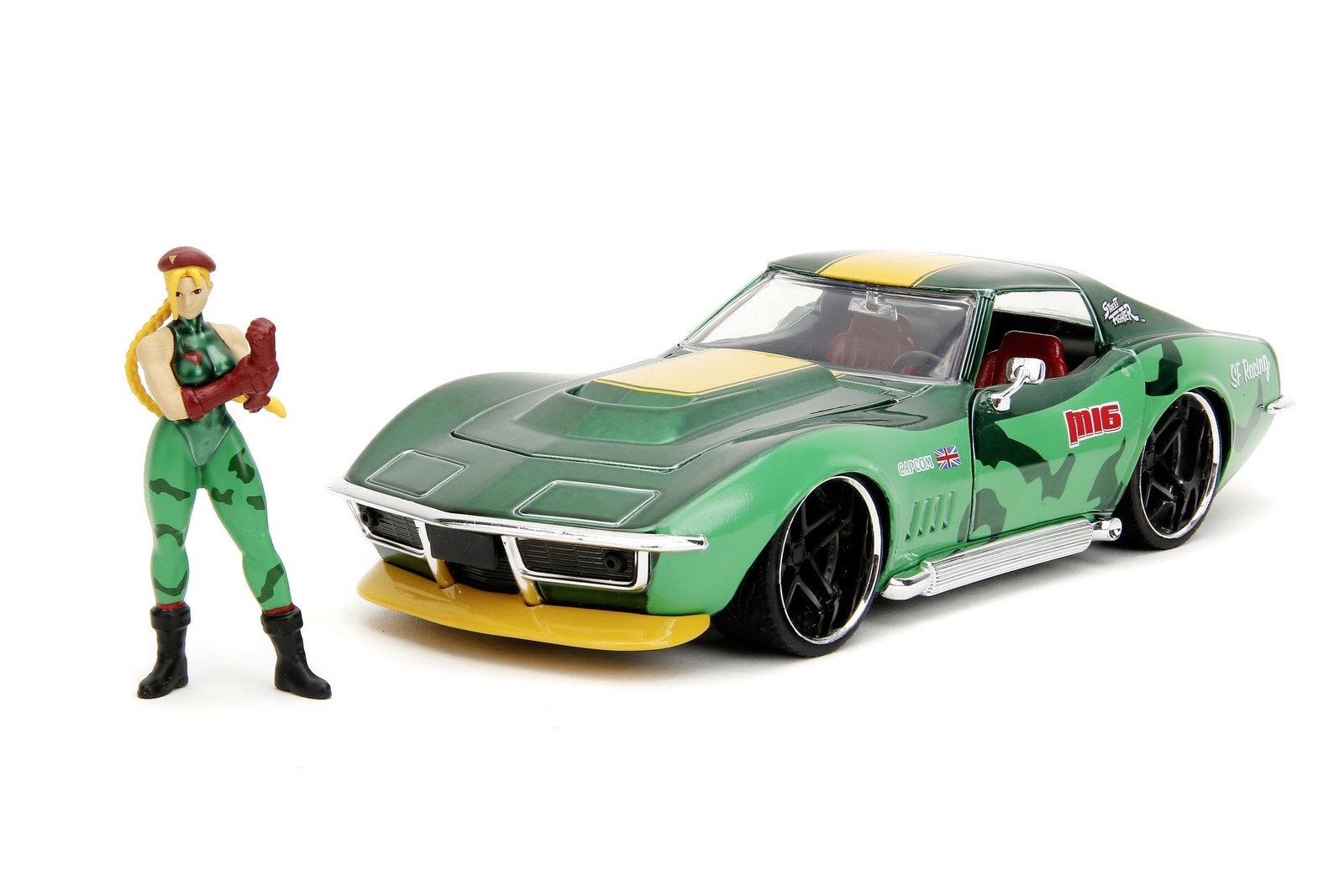 Jada Street Fighter 124 1969 Chevrolet Corvette Stingray ZL1 - 275 Cammy Figu 8290₽