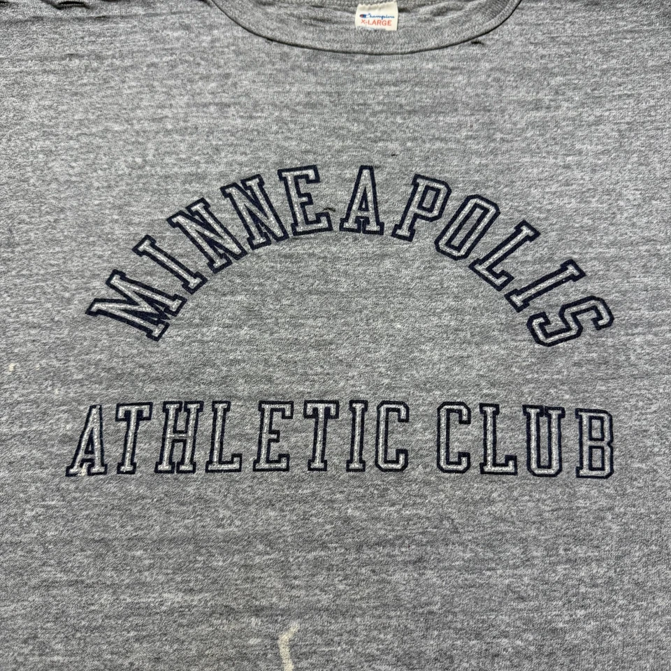 Camisa de brezo vintage de los 80 campeón Minneapolis Athletic Club puntada única - XL Foto 2 de 4