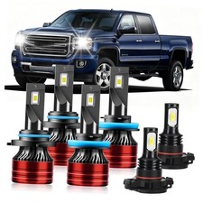 Light Bulbs Combo Pack Compatible for 2007-2013 GMC SIERRA 1500 2500HD White