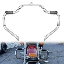 Front Engine Guard Highway Crash Bar Mustache Fit for Harley, Chrome