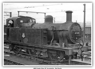 LMS Fowler Class 3F  railroad Train Railway